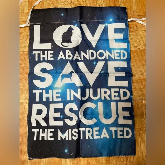 Graphic Banner “love the abandoned save the injured rescue the .. - Picture 2 of 6